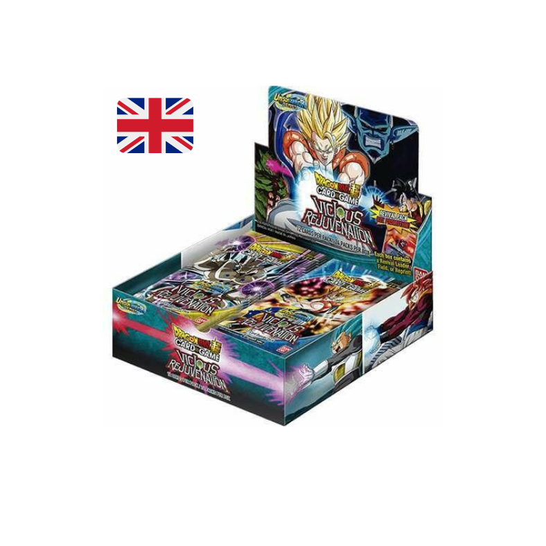 Dragon Ball Super Card Game Vicious Rejuvination Booster Display