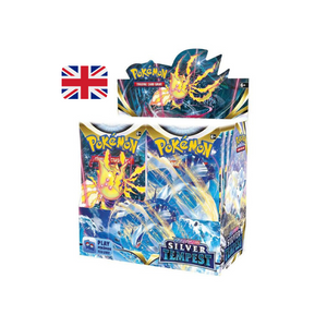 Pokémon Sword & Shield Silver Tempest Booster Display